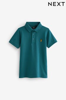  (D00661) | HK$61 - HK$105 鴛鴦藍 - 短袖Polo衫 (3-16歲)