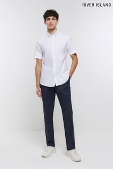 River Island White Stretch Oxford Shirt (D00839) | 22 €