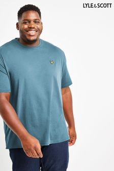 Modra črtasta majica Skipton - Lyle & Scott Big Crew Neck T-shirt (D01183) | €32