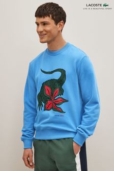 Lacoste Mens Blue Netflix Stranger Things Sweatshirt (D01316) | €79