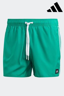 adidas Green Sportswear Swim 3-Stripes Very Short Length Shorts (D01660) | 47 €