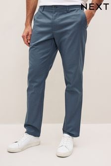Blue Slim Smart Chino Trousers (D01688) | €19