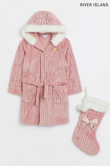 River Island Pink Cosy Bow Stocking Set (D02185) | 33 € - 41 €