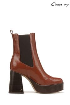 Circus NY Stace Mid Shaft Brown Boots (D02566) | $207