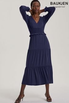 Baukjen Blue Airin Dress with LENZING™ ECOVERO™ (D02711) | €66