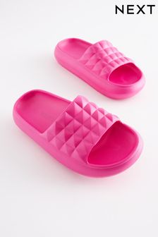 Pink Chunky 3D Geo Sliders (D02727) | $32 - $41