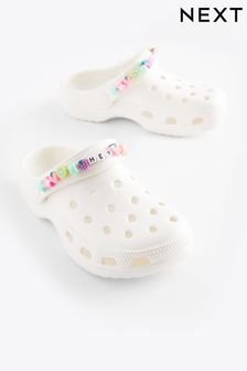 White Fun Beaded - Chodaki z paskiem na kostce (D02729) | 52 zł - 63 zł