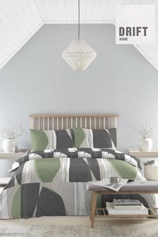 Drift Home Grey Torne Duvet Cover and Pillowcase Set (D02795) | €40 - €68