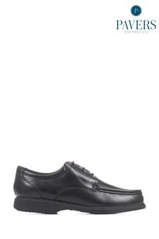 Eleganckie czarne sznurowane buty męskie Pavers Gents (D03140) | 240 zł