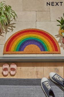 Multi Rainbow Cut-Out Doormat (D03519) | 87 zł