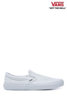 Белый - Классические женские кеды-слипоны Vans (D03717) | €78