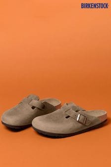 Светло-коричневый - Кожаные сандалии Birkenstock Boston (D04040) | €172