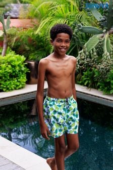 Sunuva Yellow Tropical Pineapple Swim Shorts (D04419) | €27 - €29