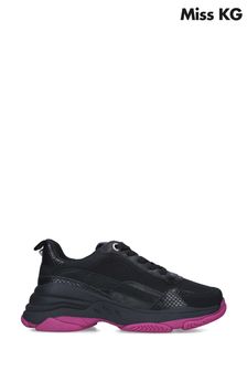 MISS KG Kennedy Black Lace Trainers (D04653) | $163