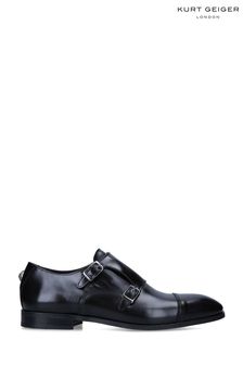 Kurt Geiger London Harris Monk Black Shoes (D04700) | $313