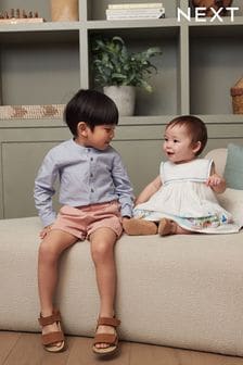 Albastru - Smart 2 Piece Baby Bodysuit And Trousers Set (0 luni - 2 ani) (D04889) | 149 LEI - 166 LEI