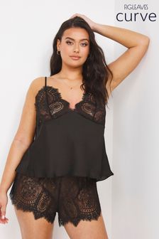 Figleaves Curve Black Cami And Shorts Set (D06001) | 51 €