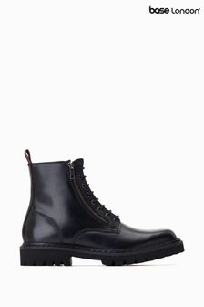 Base London Griffin Black Lace-Up Boots (D06015) | €108