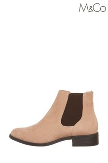 M&Co Nude Flat Chelsea Boots (D06195) | 46 €