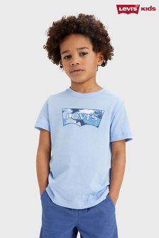 Levi's® Blue Camo Batwing Logo Infill T-Shirt (D06271) | €11 - €13