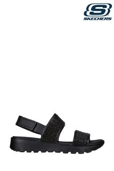 Skechers Black Footsteps Womens Sandals (D07256) | AED216