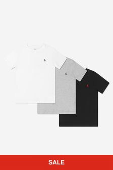 Boys T-Shirts 3 Piece Gift Set in Natural (D07574) | 797 SAR - 861 SAR
