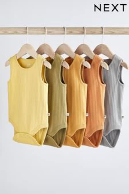 Tons doux - débardeur côtelé Bébé Bodies 5 Lot (D07858) | €16 - €20