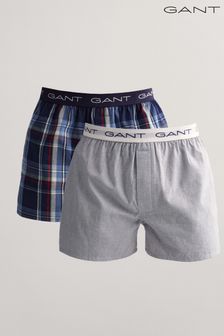 GANT Blue Woven Boxer Shorts 2 Pack (D07984) | 54 €