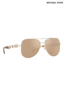Michael Kors Gold Chianti Sunglasses