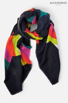 Accessorize Pink All Over Rainbow Star Blanket Scarf (D08532) | 30 €