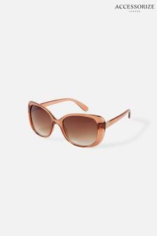 Accessorize Pink Fifi Crystal Square Sunglasses (D08557) | HK$147