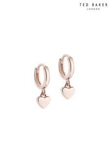 Ted Baker HARRYE: Silver Tiny Heart Huggie Earrings For Women (D09162) | ₪ 151