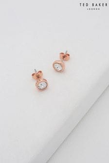 Ted Baker Rose Gold SINAA: Crystal Stud Earrings (D09169) | AED179