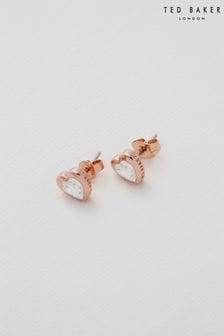 Nuanţă auriu rose - Ted Baker Han: Crystal Heart Earrings (D09176) | 179 LEI