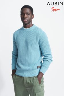 Prążkowany sweter Aubin Martin z okrągłym dekoltem (D09331) | 280 zł
