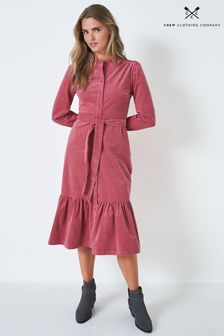 Crew Clothing Company Rose Pink Cotton A-Line Dress (D09364) | 128 €
