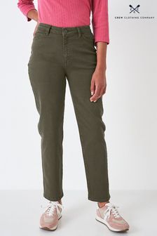 Crew Clothing Company Khaki Brompton Twill Trousers (D09369) | €87