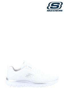 أبيض - حذاء رياضي للتواصل من Skechers Graceful (D10071) | 360 د.إ