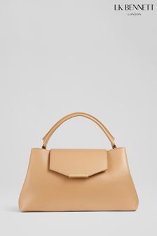 LK Bennett Harbour Leather Trapeze Tote Bag