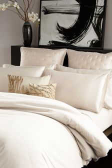 Donna Karan Cream Silk Indulgence Fitted Sheet (D10537) | AED555 - AED666