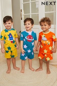Leuchtende Farben - Short Pyjama Set 3 Pack (9 Monate bis 8 Jahre) (D10547) | 35 € - 43 €