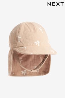 Sand Brown Legionnaire Baby Hat (0mths-2yrs) (D10634) | $14
