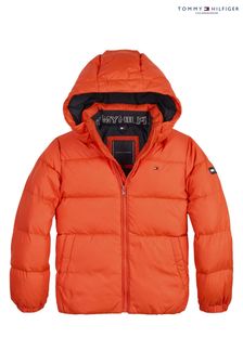 Оранжевая дутая куртка Tommy Hilfiger Essential (D11036) | €85 - €98