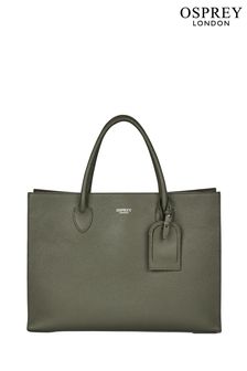 Зелений - Osprey London Італійська шкіряна робоча сумка Sloane (D11326) | 13 950 ₴