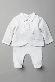 Rock A Bye Baby Boutique White Star Print Three-Piece Baby Gift Set (D11523) | €31