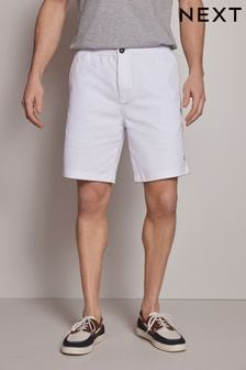 White Stretch Chino Shorts (D12092) | 60 zł