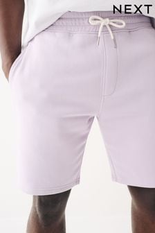 Lilac Purple Soft Fabric Jersey Shorts (D12264) | €11.50