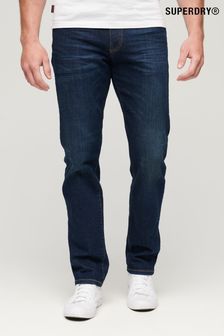 Синий - прямые джинсы зауженного кроя из органического хлопка Superdry (D12628) | €114