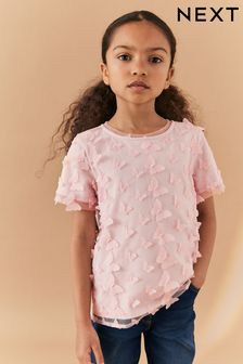 Pink 3D Mesh T-Shirt (3-16yrs) (D12697) | NT$710 - NT$930