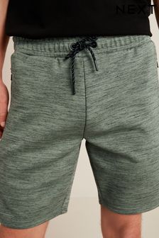Sage Green Jersey Shorts With Zip Pockets (D12701) | 72 zł